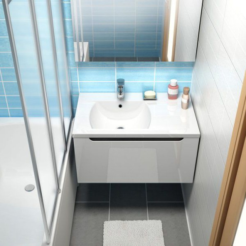 Зеркало Ravak Classic 80 белое фото 2