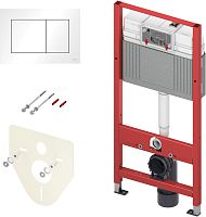 Система инсталляции для унитазов TECE Base 9400413 4 в 1 с кнопкой смыва