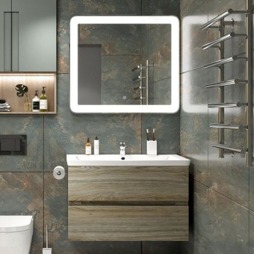 Мебель для ванной Art&Max Techno подвесная, 90, дуб мелфорд фото 8