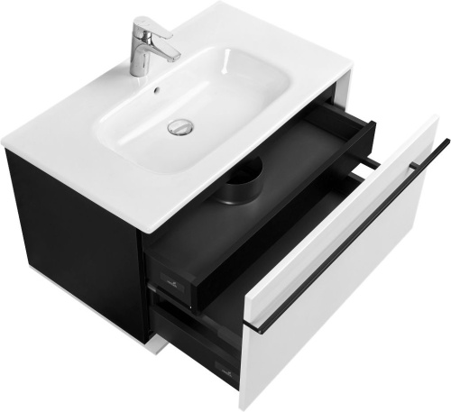 Мебель для ванной Roca Aneto 80 белая, черная фото 7