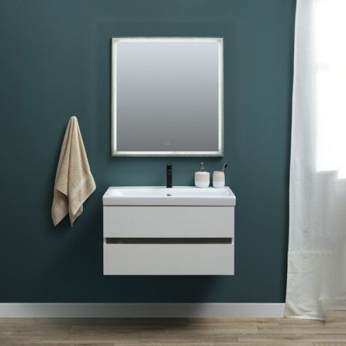 Мебель для ванной Aquanet Rosso 80 белая, дуб рошелье фото 2