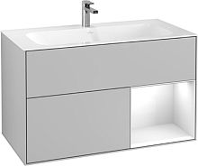 Мебель для ванной Villeroy & Boch Finion G040GFGJ 100 с подсветкой и освещением стены