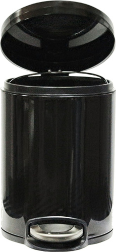 Мусорное ведро Binele Lux WP12LB 12 л, черное фото 2