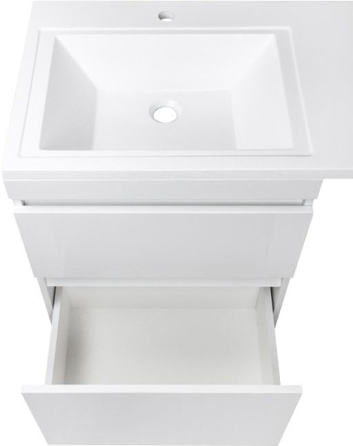Мебель для ванной Style Line Даллас 120 Люкс Plus напольная, белая фото 19