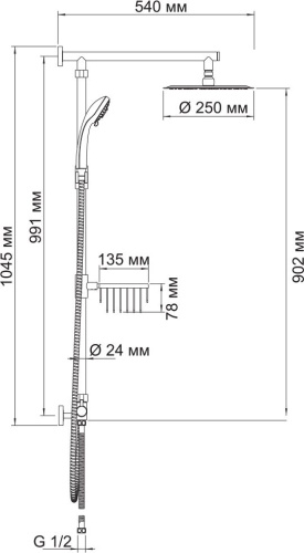 43 600 руб. Душевая стойка Wasserkraft A038 матовый хром фото 11 Душевая стойка Wasserkraft A038 матовый хром фото 11