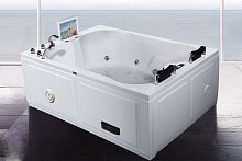Акриловая ванна Royal Bath Hardon 200 см с каркасом + слив-перелив