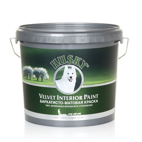 Бархатная краска Husky Velvet Interior Paint для стен