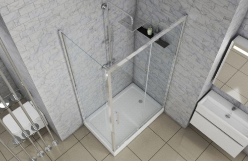 Душевой уголок Bravat Stream 120x80x200 фото 2