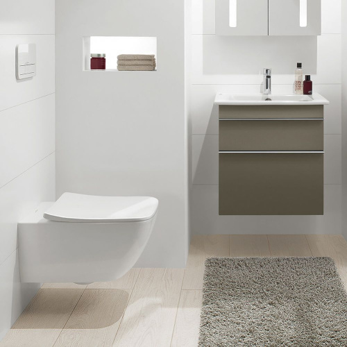 Унитаз подвесной Villeroy & Boch Venticello 4611RS01 безободковый фото 3