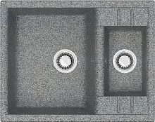 Мойка кухонная ZETT lab. T190Q008 темно-серая