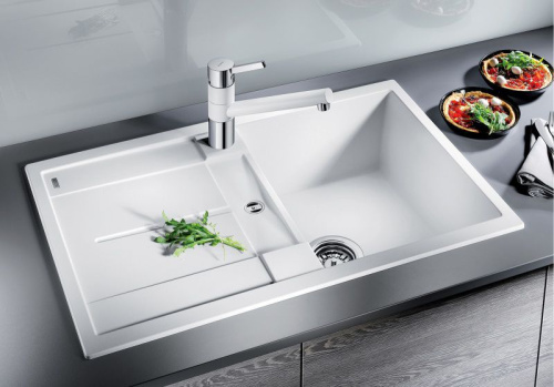 Мойка кухонная Blanco Metra 45S 513028 белая фото 5
