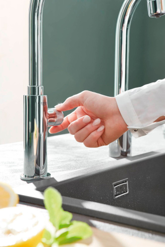 Кран Grohe Blue Pure 119710 для кухонной мойки, хром фото 5