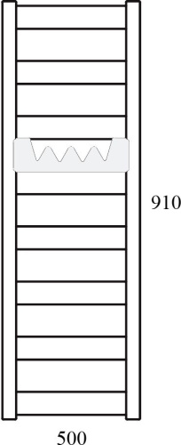 34 364 руб. Полотенцесушитель электрический Terma Vivo + MOA 50x91 черный, 300W фото 3 Полотенцесушитель электрический Terma Vivo + MOA 50x91 черный, 300W фото 3