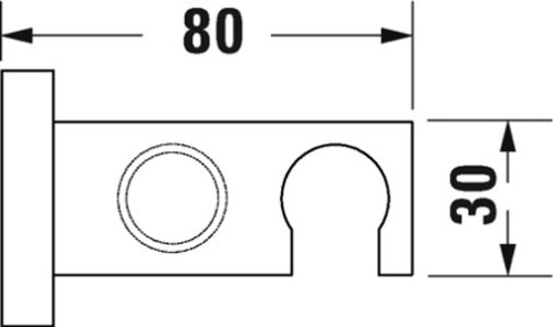 Шланговое подключение Duravit Universal UV0630026000 хром фото 2