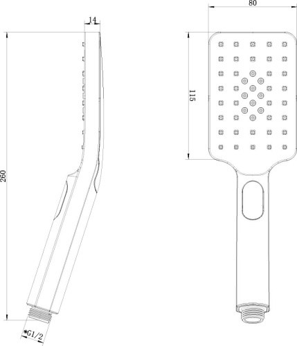 Душевая лейка Lemark LM8123C хром фото 2