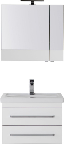 Мебель для ванной Aquanet Сиена 70 подвесная белая