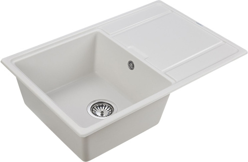 14 510 руб. Мойка кухонная Paulmark Flugen PM217850-WH белый фото 2 Мойка кухонная Paulmark Flugen PM217850-WH белый фото 2