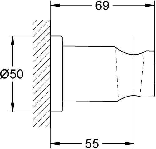5 020 руб. Настенный держатель Grohe Rainshower 27074LS0 фото 2 Настенный держатель Grohe Rainshower 27074LS0 фото 2