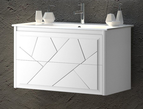 Мебель для ванной Opadiris Луиджи 70 белая фото 7