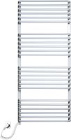 Полотенцесушитель электрический Luxrad Salto Invest 063768 120х53 L, белый, терморегулятор selmo pad