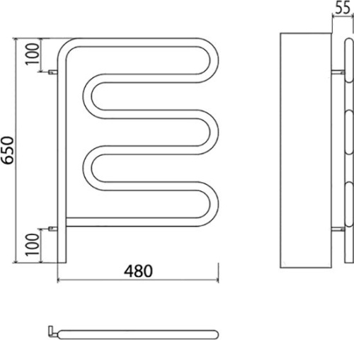 15 090 руб. Полотенцесушитель электрический Terminus Ш-образный 450x570 поворотный фото 4 Полотенцесушитель электрический Terminus Ш-образный 450x570 поворотный фото 4