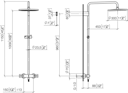 334 300 руб. Душевая стойка Dorn Bracht Generic neutral 34460979-00 хром фото 3 Душевая стойка Dorn Bracht Generic neutral 34460979-00 хром фото 3