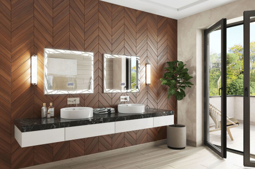 Зеркало Vigo Melissa Media Grey 1000 фото 2