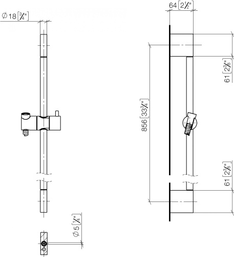 51 380 руб. Душевая штанга Dorn Bracht Rounded generic 26413979-00 хром фото 2 Душевая штанга Dorn Bracht Rounded generic 26413979-00 хром фото 2