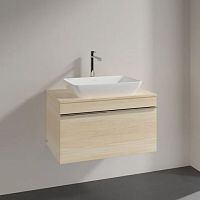 Тумба с раковиной Villeroy & Boch Venticello 75 elm lmpresso, с ручкой хром