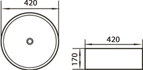 Раковина Sapho Ring 49414 фото 3