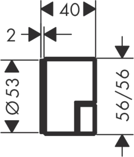 Вентиль Axor Edge 46771000 фото 2