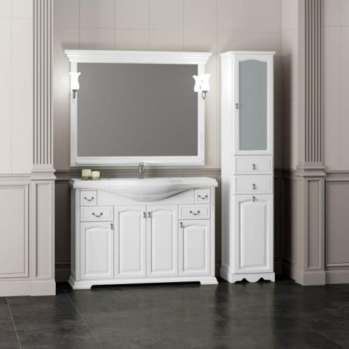 Мебель для ванной Opadiris Риспекто 120 белая матовая фото 13