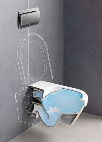 Унитаз подвесной Gustavsberg Hygienic Flush WWC 5G84HR01 безободковый фото 8