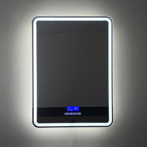 Зеркало BelBagno SPC-MAR-600-800-LED-TCH-RAD с bluetooth, термометром и радио