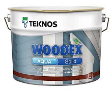 Антисептик Teknos Woodex Aqua Solid акриловый, кроющий для дерева