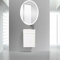 Тумба с раковиной BelBagno Pietra Mini 40 L bianco lucido