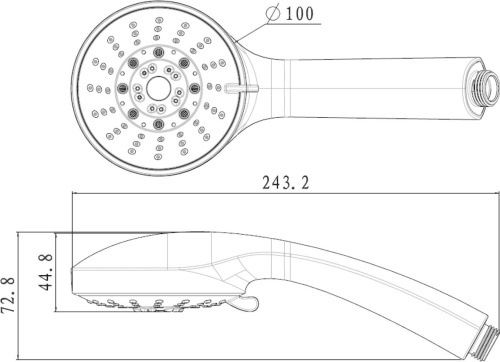 990 руб. Душевая лейка Lemark LM0135C фото 2 Душевая лейка Lemark LM0135C фото 2