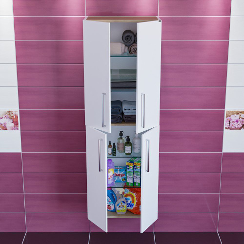 Шкаф-пенал СанТа Вегас 60 универсальный фото 3