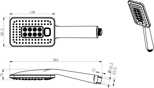 25 900 руб. Термостат D&K Bayern Potsdam DA2143201 для душа фото 5 Термостат D&K Bayern Potsdam DA2143201 для душа фото 5