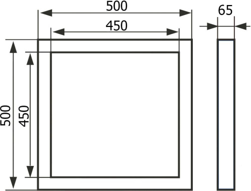 Люк настенный Evecs Ceramo Comfort D5050 фото 3