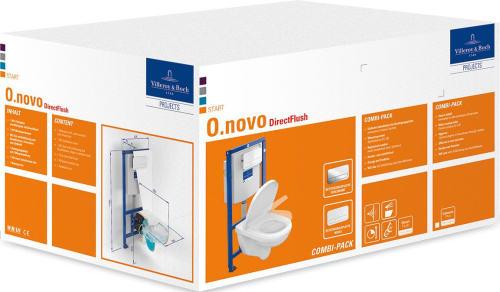 Комплект Villeroy & Boch O.Novo 5660D301 с кнопкой смыва фото 8