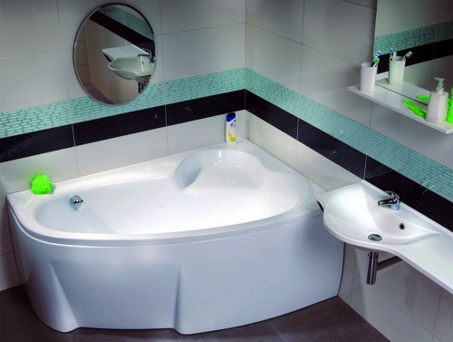Акриловая ванна Ravak Asymmetric 160x105 R с ножками фото 2