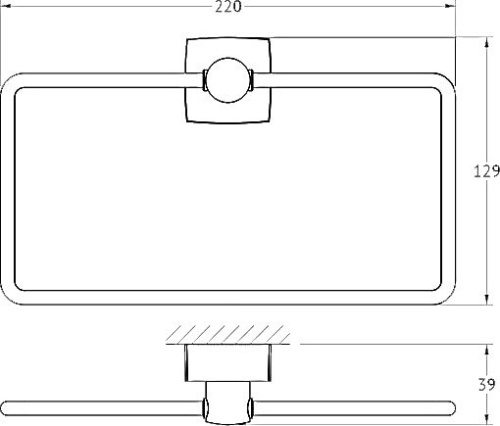 Полотенцедержатель FBS Esperado ESP 022 фото 2