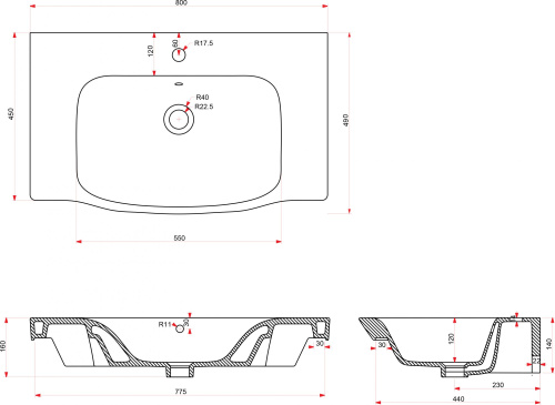 Мебель для ванной AM.PM Like 80 подвесная, белый глянец + Сертификат AM.PM на 30 дней подписки на медиасервис фото 5