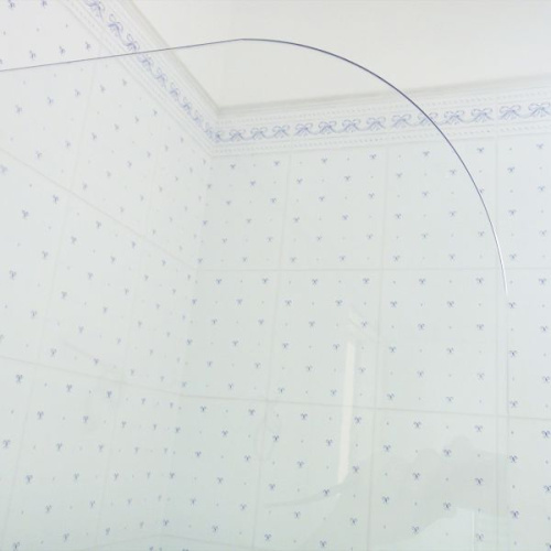 Шторка на ванну GuteWetter Lux Pearl GV-601AS левая 55 см стекло бесцветное, профиль хром фото 3