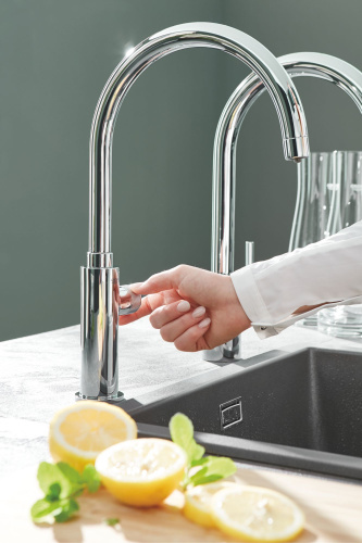 Кран Grohe Blue Pure 30387000 для кухонной мойки, хром фото 3