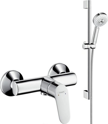 Душевой комплект Hansgrohe Focus E2 31960000 смеситель + душевой гарнитур фото 4