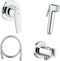 Гигиенический душ Grohe BauFlow 124900 со смесителем, С ВНУТРЕННЕЙ ЧАСТЬЮ