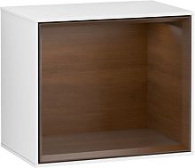 Полка Villeroy & Boch Finion G580GNGF glossy white lacquer, walnut veneer