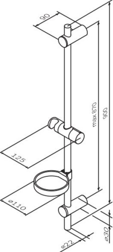 5 790 руб. Душевая штанга AM.PM Spirit V2.0 F0370064 фото 2 Душевая штанга AM.PM Spirit V2.0 F0370064 фото 2
